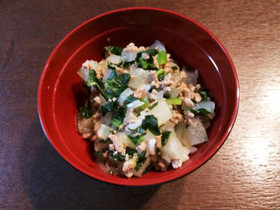 離乳食後期・完了期〜冬野菜でそぼろ丼☆