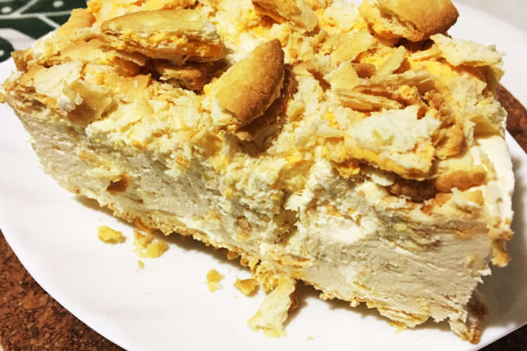 チーズリッツでチーズケーキ 超簡単 レシピ 作り方 By Mugi163 クックパッド 簡単おいしいみんなのレシピが359万品