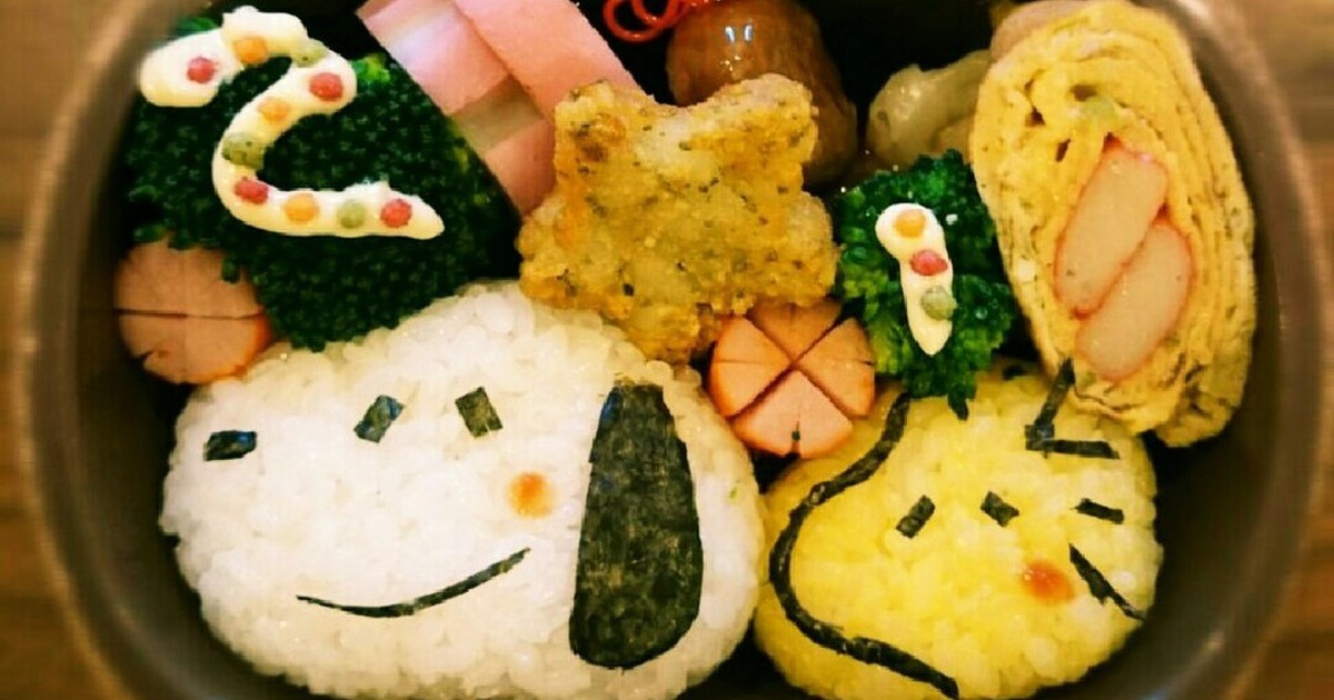 スヌーピー ウッドストック キャラ弁 レシピ 作り方 By Mymh1234 クックパッド