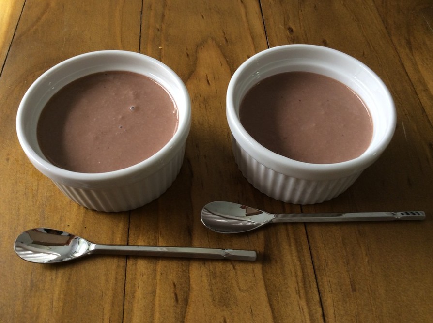 ヨーグルトと豆乳のチョコレートムースの画像