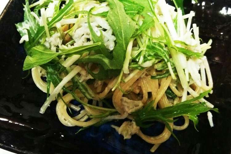 水菜としらすのパスタ レシピ 作り方 By こぴめぐ クックパッド 簡単おいしいみんなのレシピが354万品