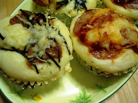 ヨーグルト&サラダ油のお食事マフィン
