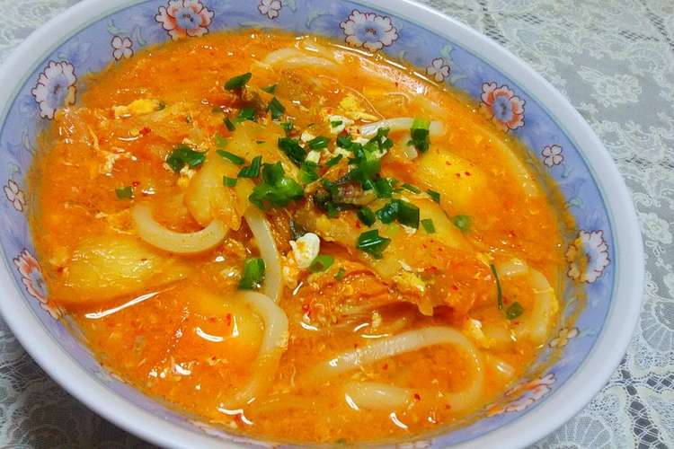簡単 あったかキムチうどん レシピ 作り方 By ａｉｃｏｏｋｉｎｇ クックパッド 簡単おいしいみんなのレシピが352万品