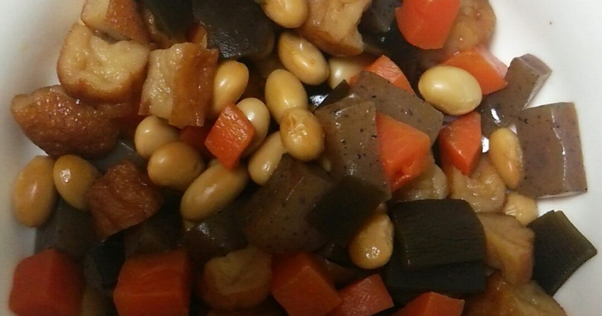 給食の五目豆 by ぽるむ 【クックパッド】 簡単おいしいみんなのレシピが351万品