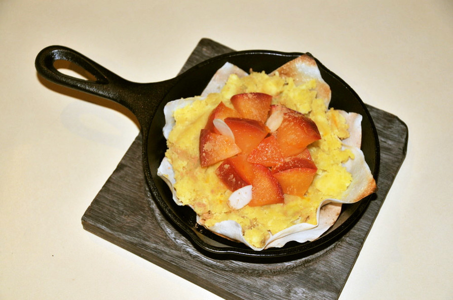 スキレットスイートポテトハッシュのレシピ