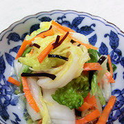ご飯のお供に。白菜と塩こんぶ漬の写真
