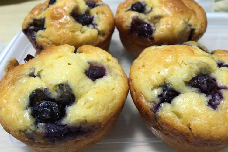 砂糖不使用 甘酒でブルーベリーマフィン レシピ 作り方 By Nぶんちゃん クックパッド