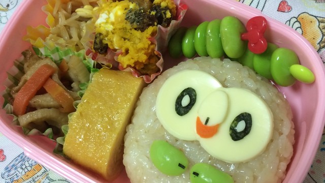 キャラ弁 モクロー ポケモンサン ムーン レシピ 作り方 By えりすけ クックパッド
