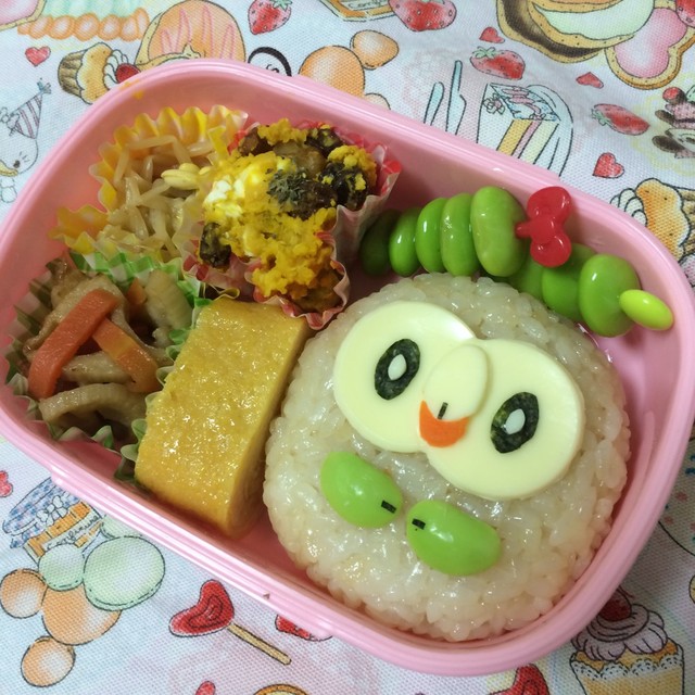 キャラ弁 モクロー ポケモンサン ムーン レシピ 作り方 By えりすけ クックパッド