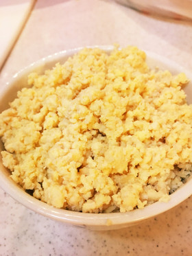 【糖質制限】ご飯のつもりなおからご飯♡