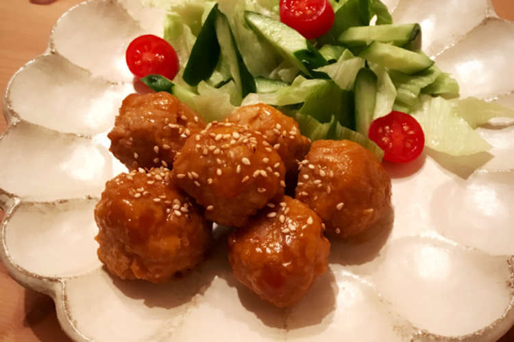 揚げない わが家のふわふわ肉だんご レシピ 作り方 By Miki クックパッド