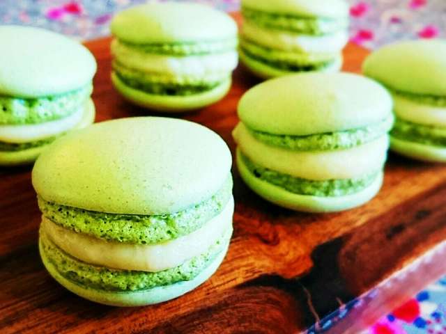 バレンタインデーに 抹茶のマカロン レシピ 作り方 By Harushot