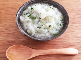 冷凍ご飯で七草がゆ