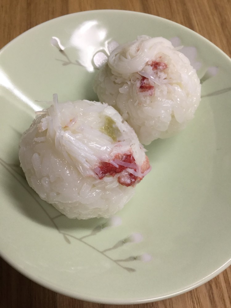 手まり寿司(かに)の画像