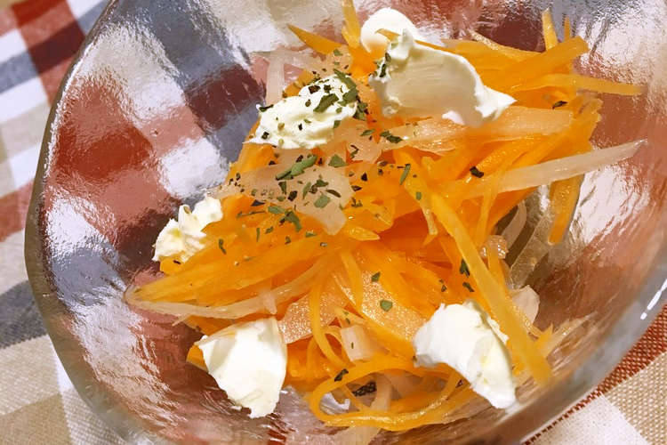 クリームチーズ和え人参のサラダ レシピ 作り方 By ひつじ ウサギ クックパッド 簡単おいしいみんなのレシピが360万品