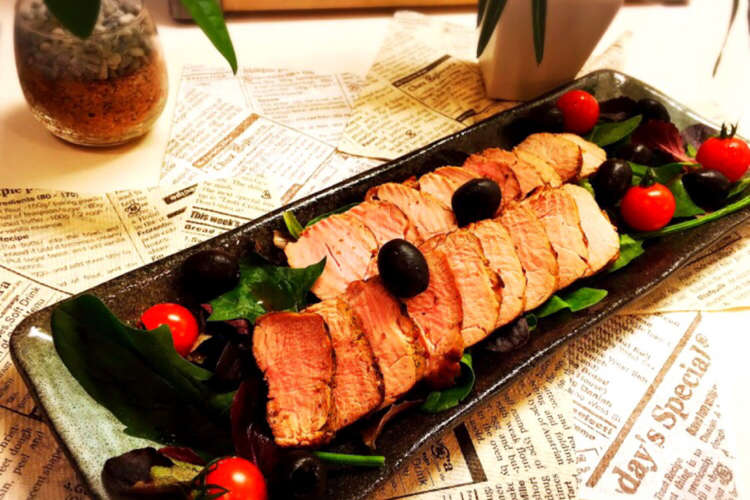 豚ヒレ肉のローストポーク フライパンで レシピ 作り方 By シンドリー クックパッド