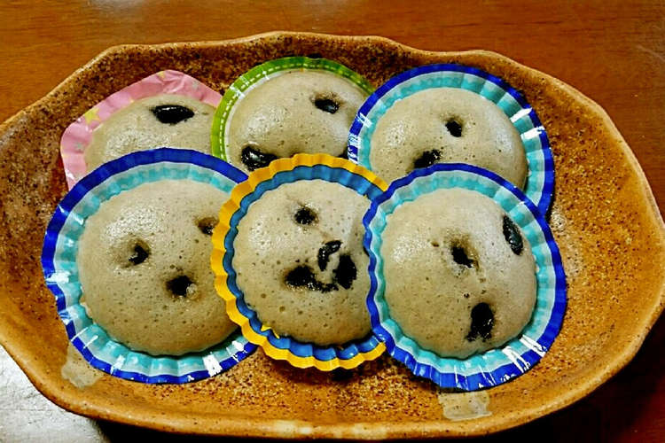 簡単 黒豆蒸しパン レシピ 作り方 By ママぶた クックパッド 簡単おいしいみんなのレシピが355万品