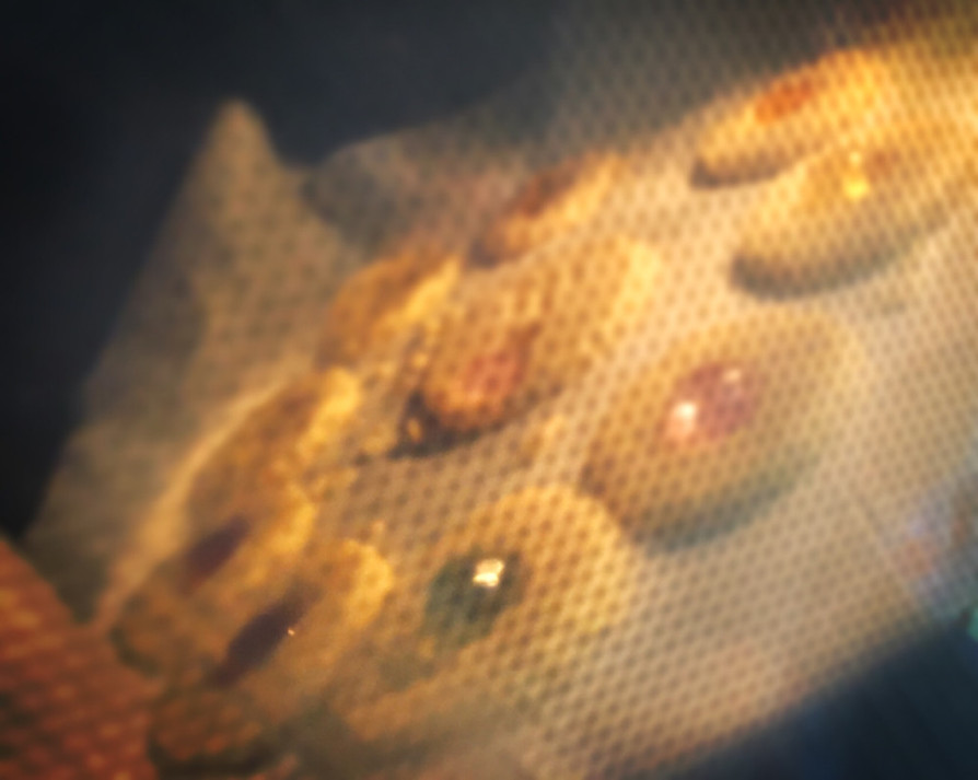 バター風味のステンドグラスクッキーの画像