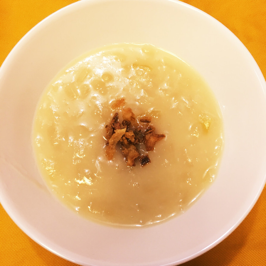 超簡単ダイエット  オニオンスープ粥の画像