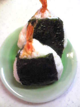 お弁当にどうぞ⑥海老の天むす^^