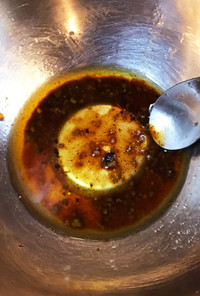 柚子胡椒とバルサミコのソース
