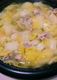 鶏肉と白菜の☆シンプル鍋