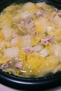 鶏肉と白菜の☆シンプル鍋