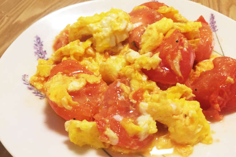 台湾家庭料理 トマトと卵の炒め レシピ 作り方 By Fanyu73 クックパッド 簡単おいしいみんなのレシピが356万品