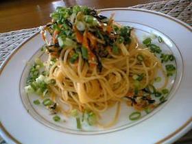 オイマヨDEひじき入りパスタ