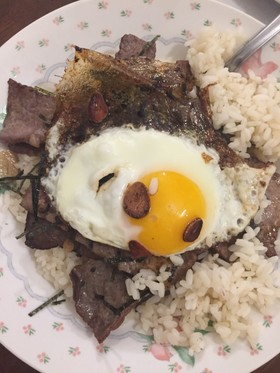 簡単! 超豪華バターわさびクリーム牛丼