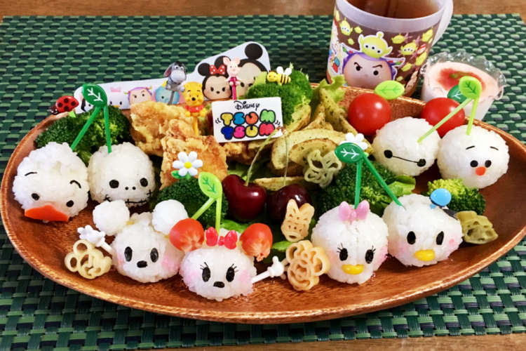 白いさくらんぼツムツム 簡単キャラ弁 レシピ 作り方 By ３匹の大ぶたママ クックパッド 簡単おいしいみんなのレシピが349万品