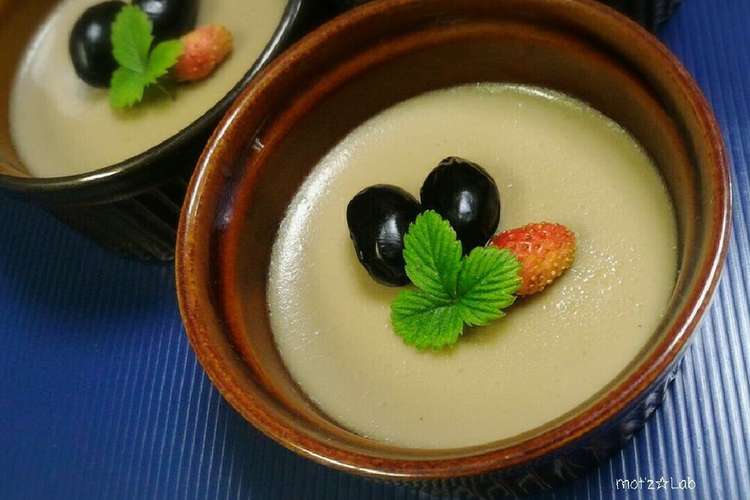 黒豆煮汁を使った簡単プリン 黒豆リメイク レシピ 作り方 By Mot Z Lab クックパッド 簡単おいしいみんなのレシピが351万品