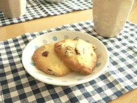 クランベリーのドロップクッキー