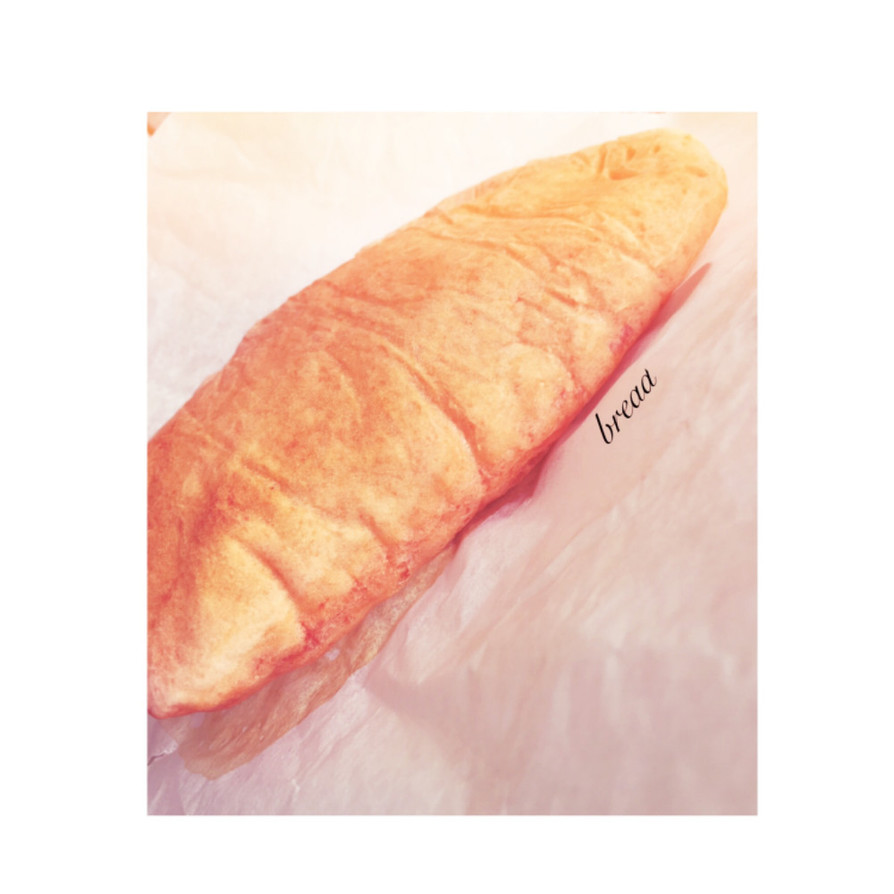 グルテンフリー.トマト味の目分量米粉パンの画像
