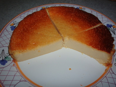 簡単☆豆乳チーズのチーズケーキ（乳なしの写真