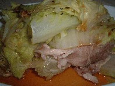 白菜と豚肉の重ね蒸しの写真