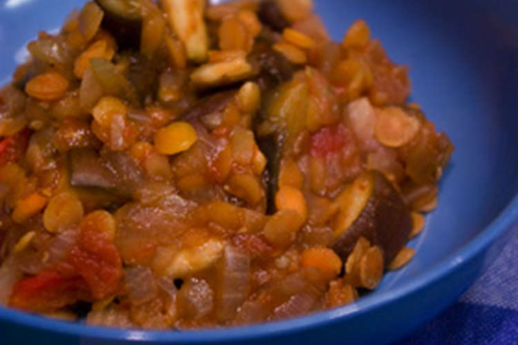 なす レンズ豆のトマト煮込み レシピ 作り方 By みみじろー クックパッド 簡単おいしいみんなのレシピが366万品
