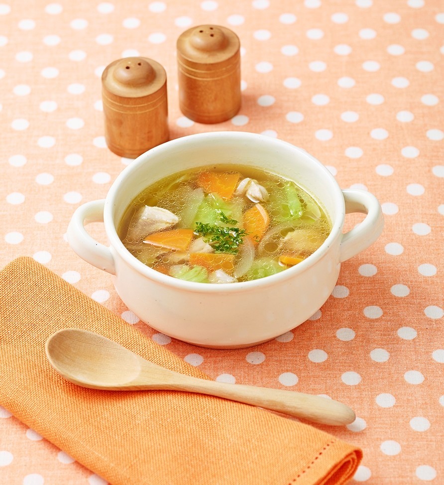 簡単！野菜玉コンソメスープ の画像