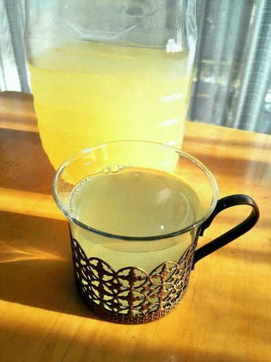 柚子果汁と蜂蜜だけ！朝にサッパリ柚子水☆の写真