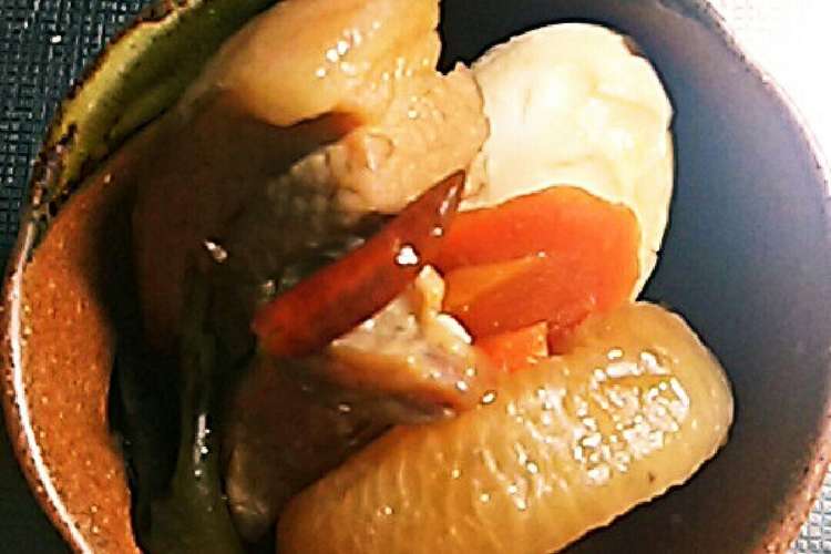 圧力鍋で豚の角煮と大根のべっこう煮たまご レシピ 作り方 By りーたんぺっ クックパッド 簡単おいしいみんなのレシピが361万品