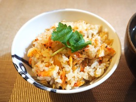桜海老と生姜の炊き込みご飯