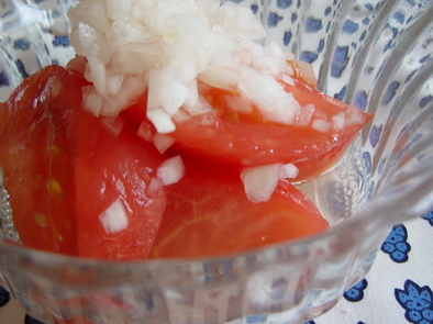トマトのすし酢漬けの写真