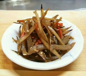 蒟蒻入りきんぴらごぼう