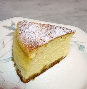 ミキサーで超簡単なチーズスフレケーキ♪
