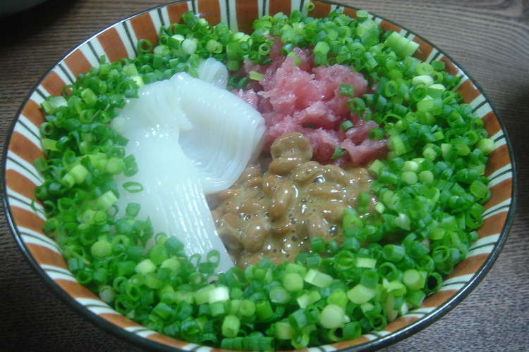 イカ 納豆 トロで だくだく丼 レシピ 作り方 By こぉちゃん妻 クックパッド 簡単おいしいみんなのレシピが350万品