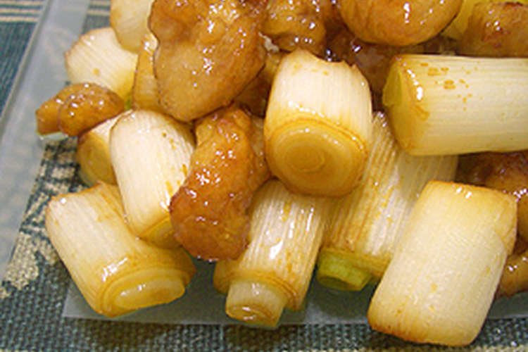 鶏皮とねぎの甘辛炒め レシピ 作り方 By ゆうたま クックパッド 簡単おいしいみんなのレシピが361万品