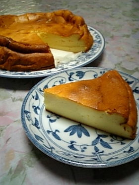 ベイクドチーズケーキ(材料使いきり!)