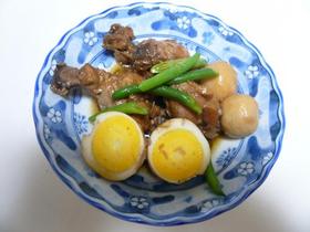 手羽元と卵の酢醤油煮