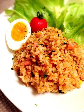 * 炊飯器DE簡単♪カレーピラフ *