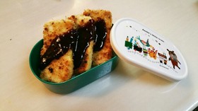 ヘルシー豆腐焼きカツ丼